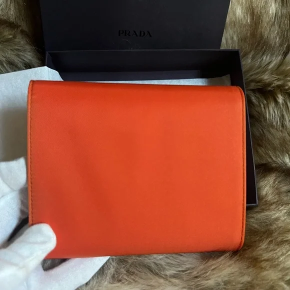 🎃 PRADA nylon tessuto trifold wallet - Picture 3 of 14